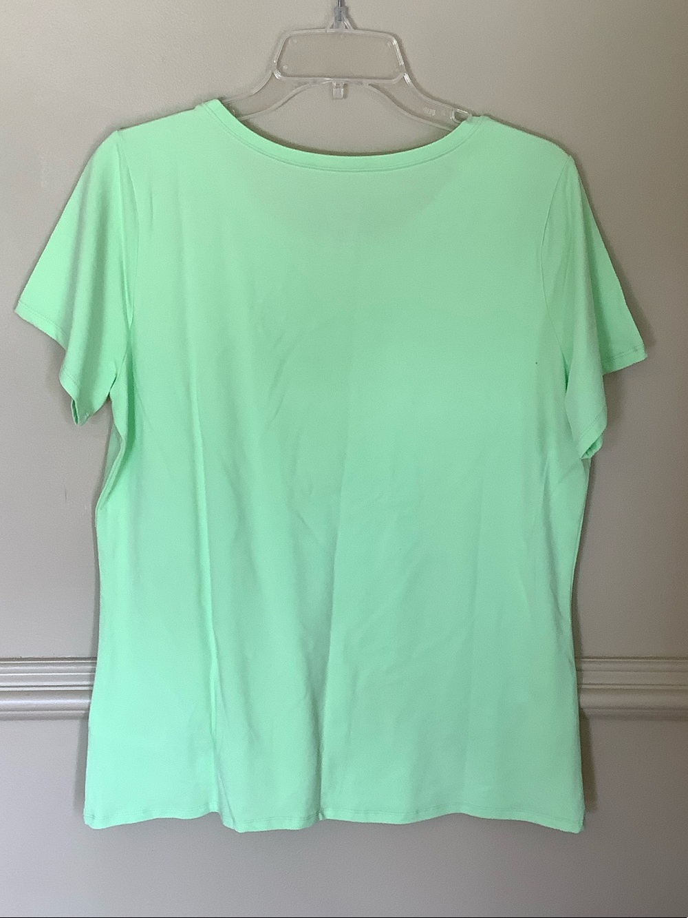 Belle by Kim Gravel Mint Knot-Accent Short Sleeve Tee - Picture 2 of 5